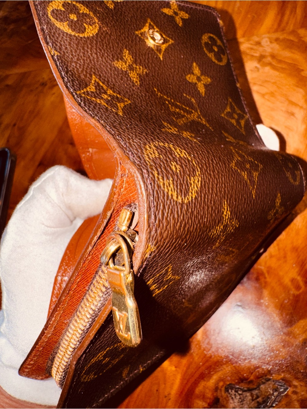 Louis Vuitton monogram compact wallet, vintage 1995 - Picture 9 of 15